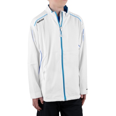 Babolat Tennis Jacket Match Core #14 white Boys